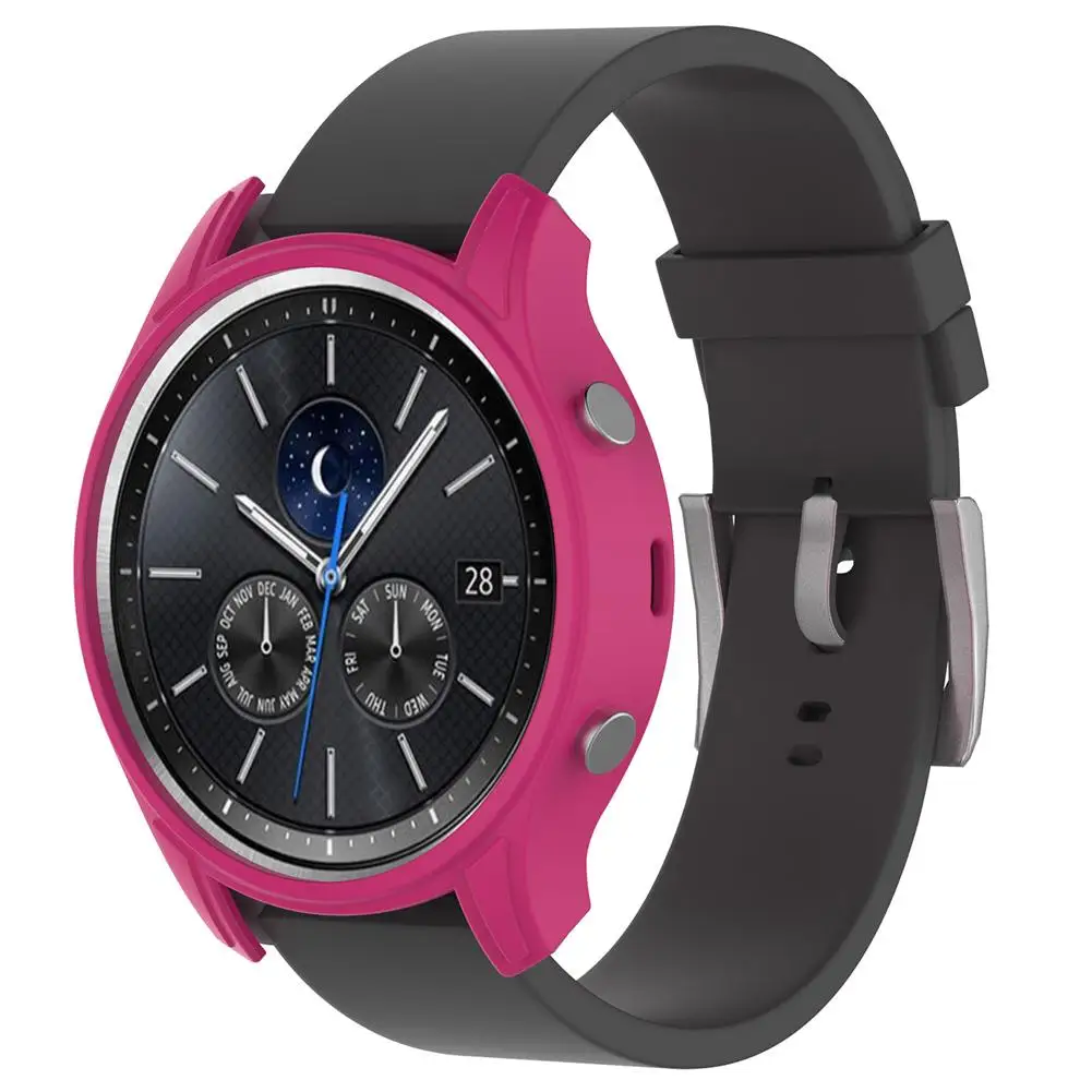 Чехол для samsung gear S3 Классический чехол Galaxy Watch 42 мм 46 мм Ремешок Универсальный мягкий силиконовый защитный чехол рамка