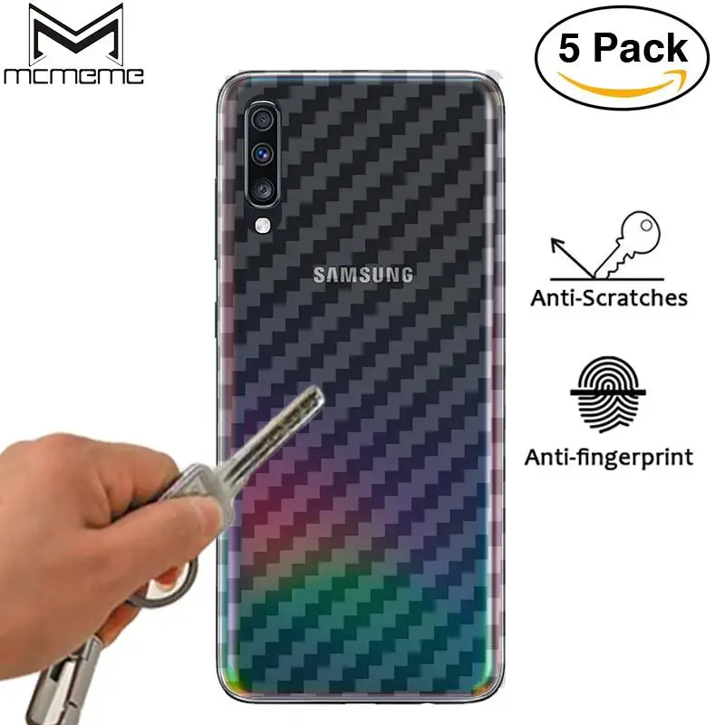 3D защитная пленка из углеродного волокна для samsung Galaxy A20 A40 A70 A80 A90 A10 A30 A50 A10s Защитная пленка для задней панели
