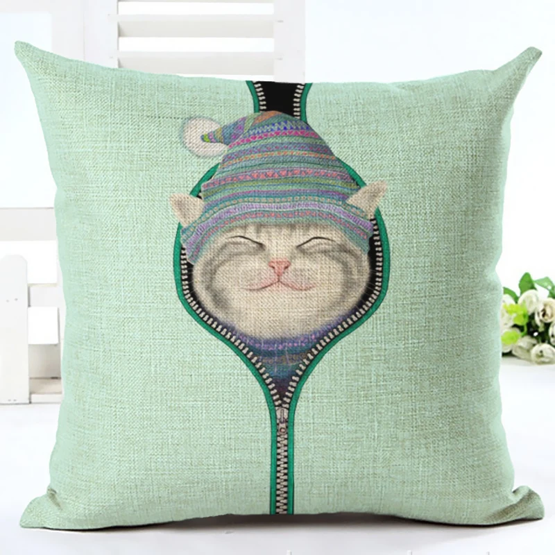 2017 наволочка для подушки с мультяшным принтом домашний декор 43x4 3 см/17x17 ''