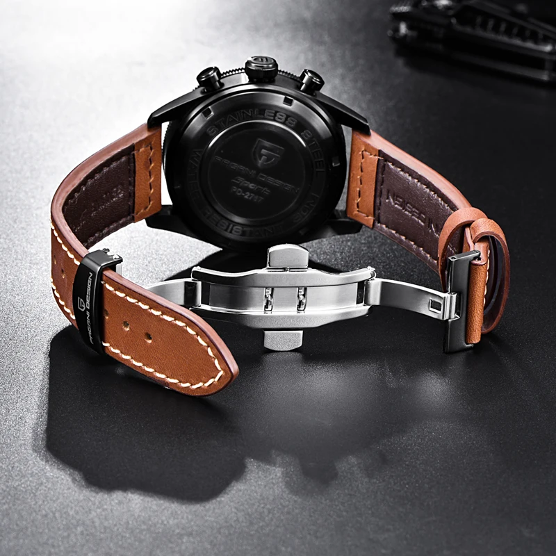Relogio Masculino PAGANI Дизайн Элитный бренд часы для мужчин водостойкие кожа кварцевые