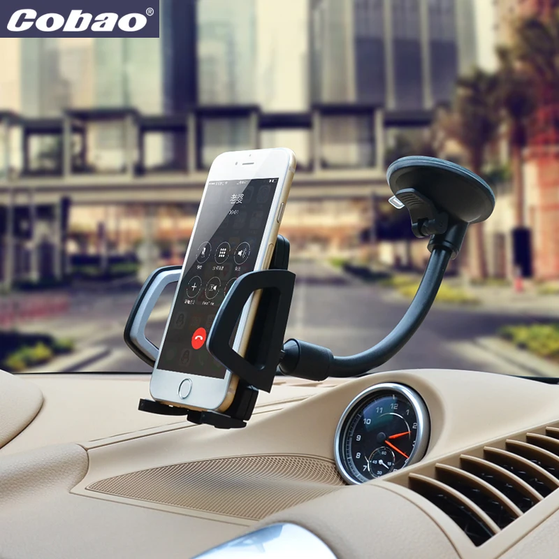 Cobao Универсальный автомобильный держатель лобовое стекло мобильного телефона