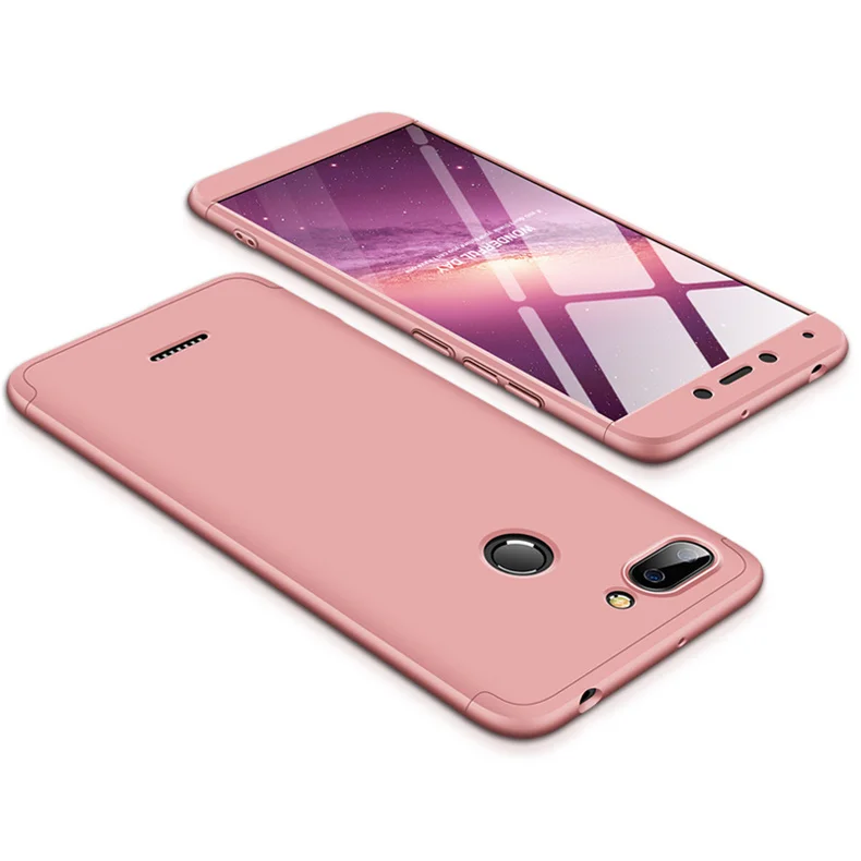 Для Xiaomi Redmi 6 чехол 360 градусов защищенный полный корпус чехол для телефона Xiaomi Redmi6 чехол противоударное покрытие+ стеклянная пленка Redmi 6 - Цвет: 9