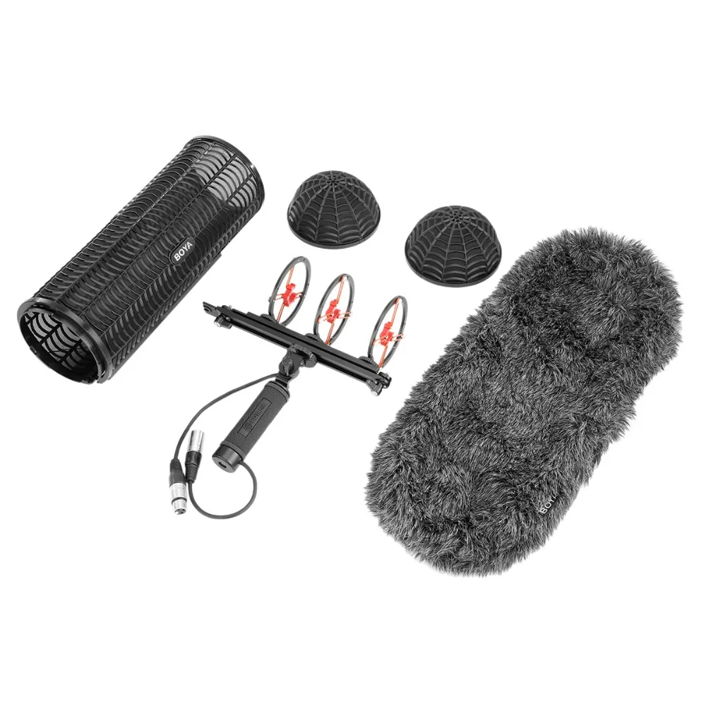 BOYA BY WS1000 микрофон Blimp система подвески на лобовое стекло микрофоны для Canon Nikon Sony SLR