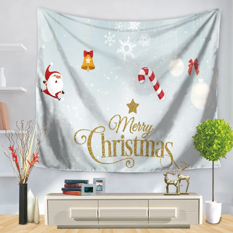 Подвесной Настенный гобелен с надписью &quotMerry Christmas&quot декор в стиле бохо пляжное