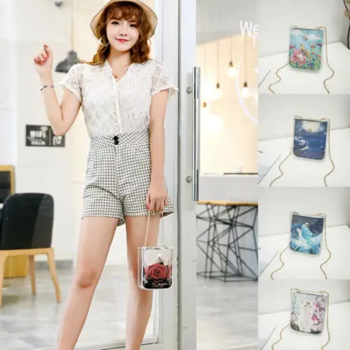 Новая женская мини ПВХ прозрачная сумка через плечо сумка-тоут модная конфетная