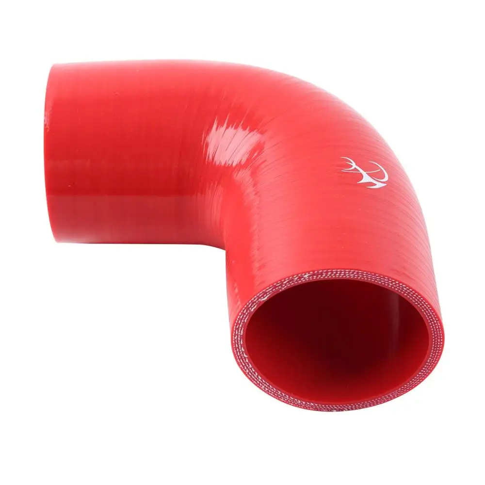 2 5 дюймов 90 ° локоть силиконовая Соединительная муфта шланга радиатора трубы
