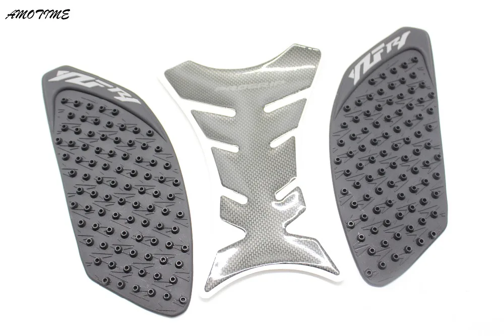

For Yamaha YZF1000 R1 2009-2014 Motorcycle Tank Pad Protector Sticker Decal Gas Knee Grip Tank Traction Pad Side + 1 Sticker