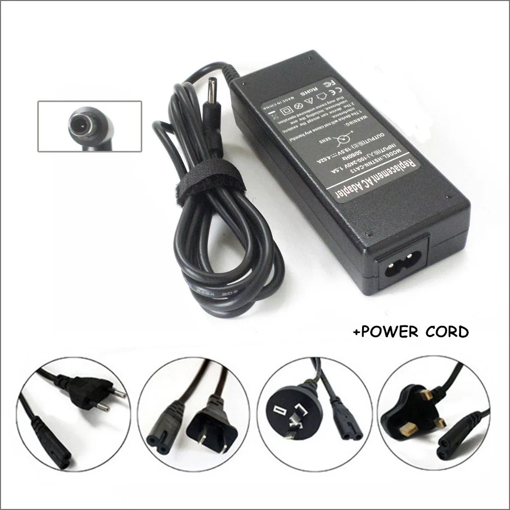 

AC Adapter Laptop Charger For HP 710413-001 710414-001 677777-004 609940-001 19.5V 4.62A 90W 4.5mm * 3.0mm Power Supply Cord