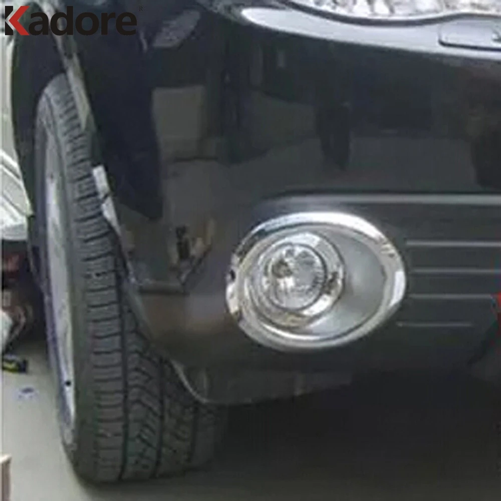 Для Subaru Forester 2009 2010 2011 2012 ABS хромированный передний противотуманный светильник, крышка для лампы, декоративная отделка противотуманная, аксессуары для стайлинга автомобилей