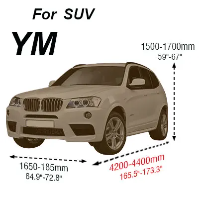 

Чехол для автомобиля, для использования в помещении и на улице, защита от солнца, дождя, снега, льда, пылезащитный чехол для седана, хэтчбека, внедорожника, универсальный