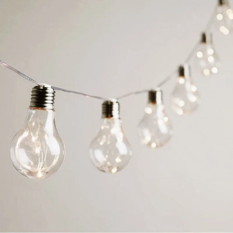 Светодиодная медная гирлянда с лампочками в стиле ретро 4 м|Светодиодная лента| |