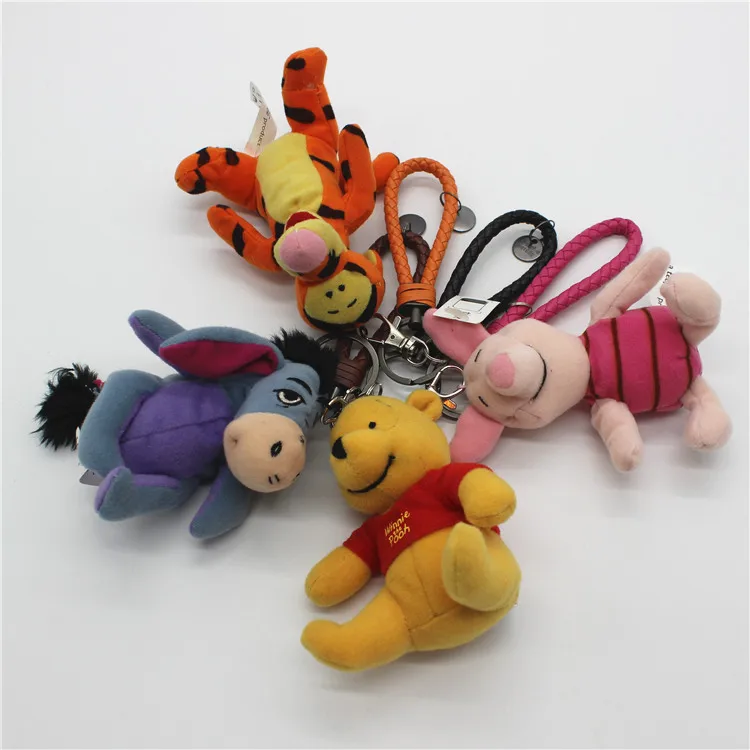 1 шт. 10 см Eyore осл Тигр Медведь свинка let Свинья Мягкие плюшевые животные обучение