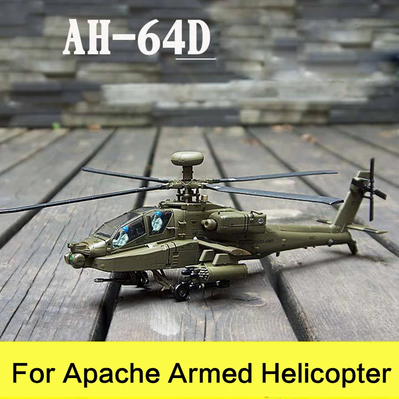 Prenoy военный сплав модель самолета истребитель AH 64D нами перевозчика Apache