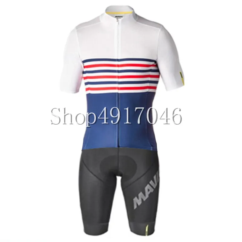 Команда Mavic триатлонный костюм мужской летний Велоспорт шерстяной облегающий