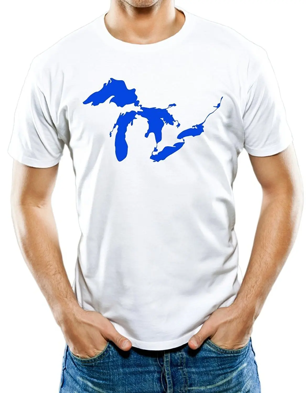 

2018 New Men'S T Shirt Fashion Men T Shirt Free Shipping Universal Apparel Men'S Great Lakescheap T Shirts