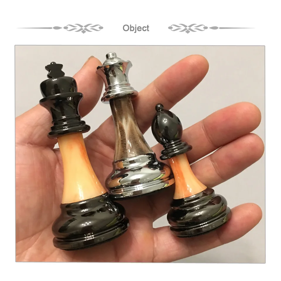 Высококачественные шахматы высота 90 мм АБС-пластик процесс нанесения покрытий и