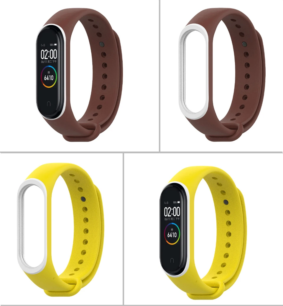 Для mi Band 4 ремешок цветной ремешок для Xiaomi mi браслет 4 Сменные аксессуары для mi Band 4 NFC силиконовый ремешок