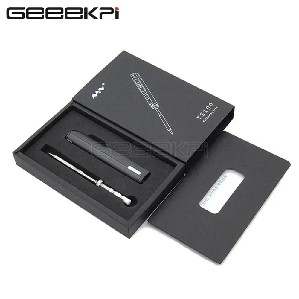 GeeekPi TS100 DC 12 В 19 в 24 портативный мини умный электрический наконечник осциллограф