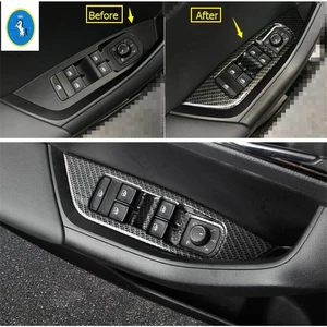 Inner Door Armrest Window Lift Button Control Panel Cover Trim Fit For Skoda Kodiaq 2017 - 2022 Car Interior Accessories Parts