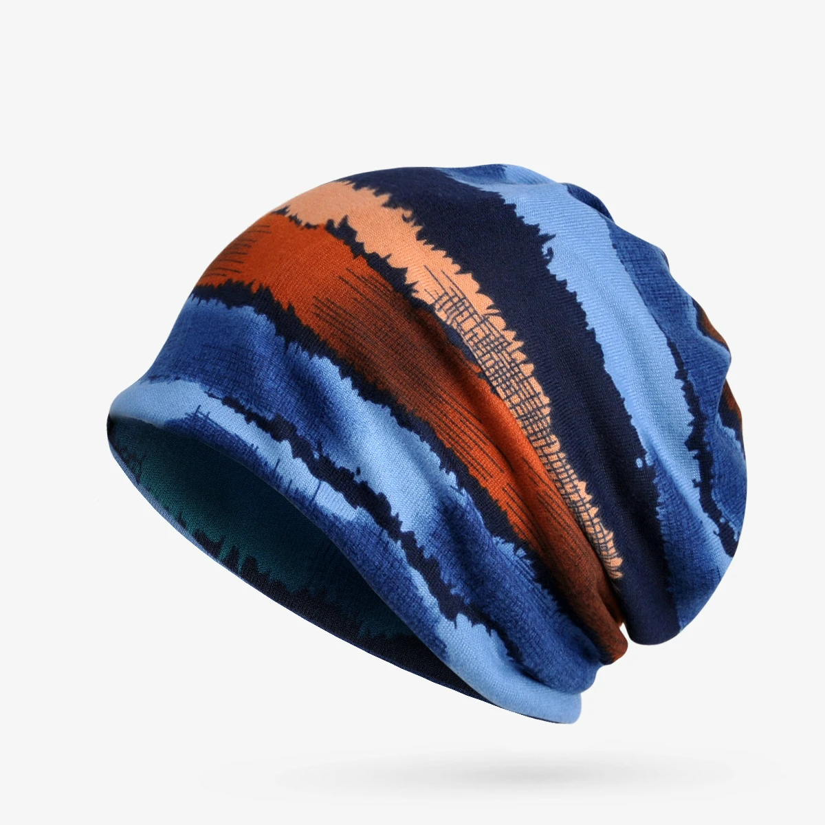 PXNDX 2018 новый осень зимняя шапка мода полосатый unisex Skullies шапочки ветрозащитный