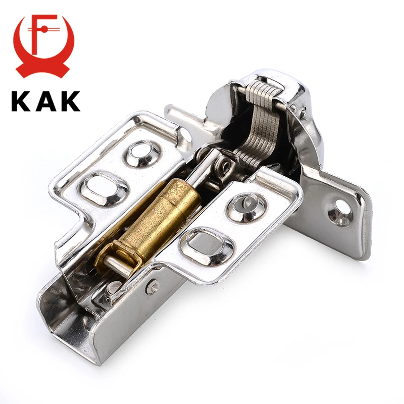 Фото KAK C Series Stainless Steel Hydraulic Hinges Damper Buffer Soft Close For Cabinet Cupboard Door Hinge Furniture Hardware №5