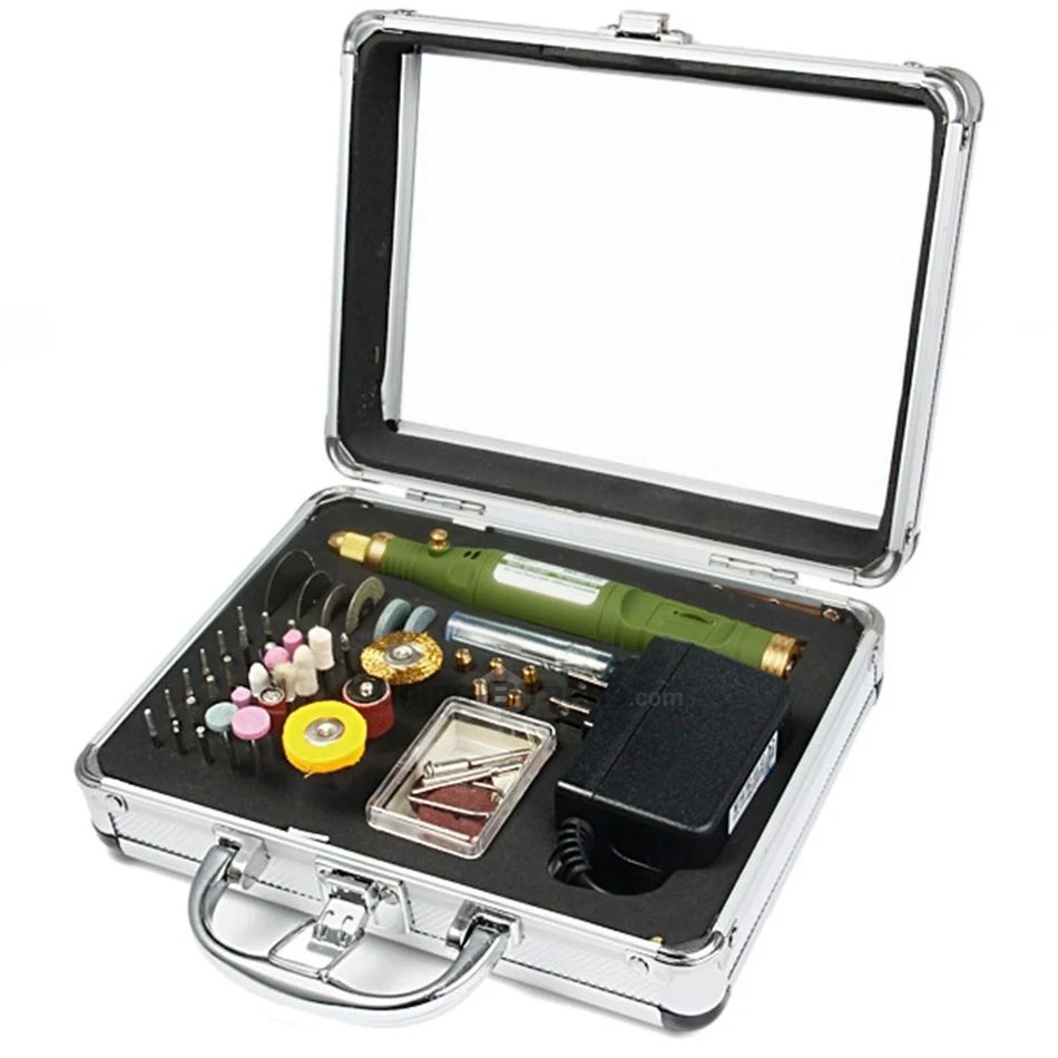 Многофункциональный 80 шт. 12 Вт мини электрический роторный сверло шлифовальный