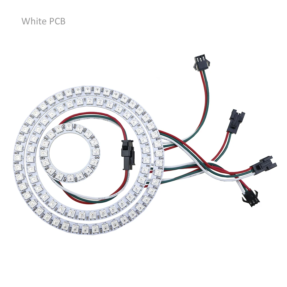 DC5V WS2812B кольцо светодиодный модуль газа светильник 6 Большие размеры 35 45 биты s 5050