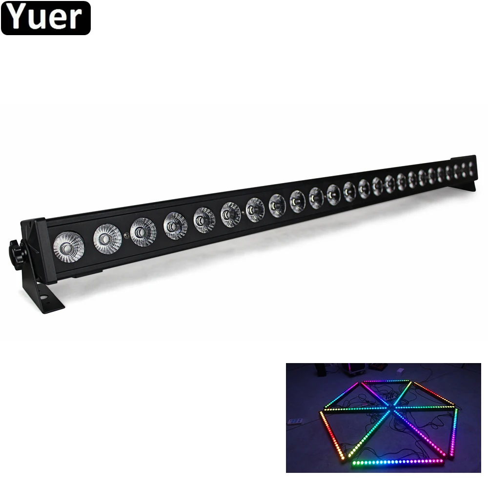 Светильник для мытья стен Running Horse 24x3 Вт RGB 3 в 1 DMX512 звук музыки диско светильник