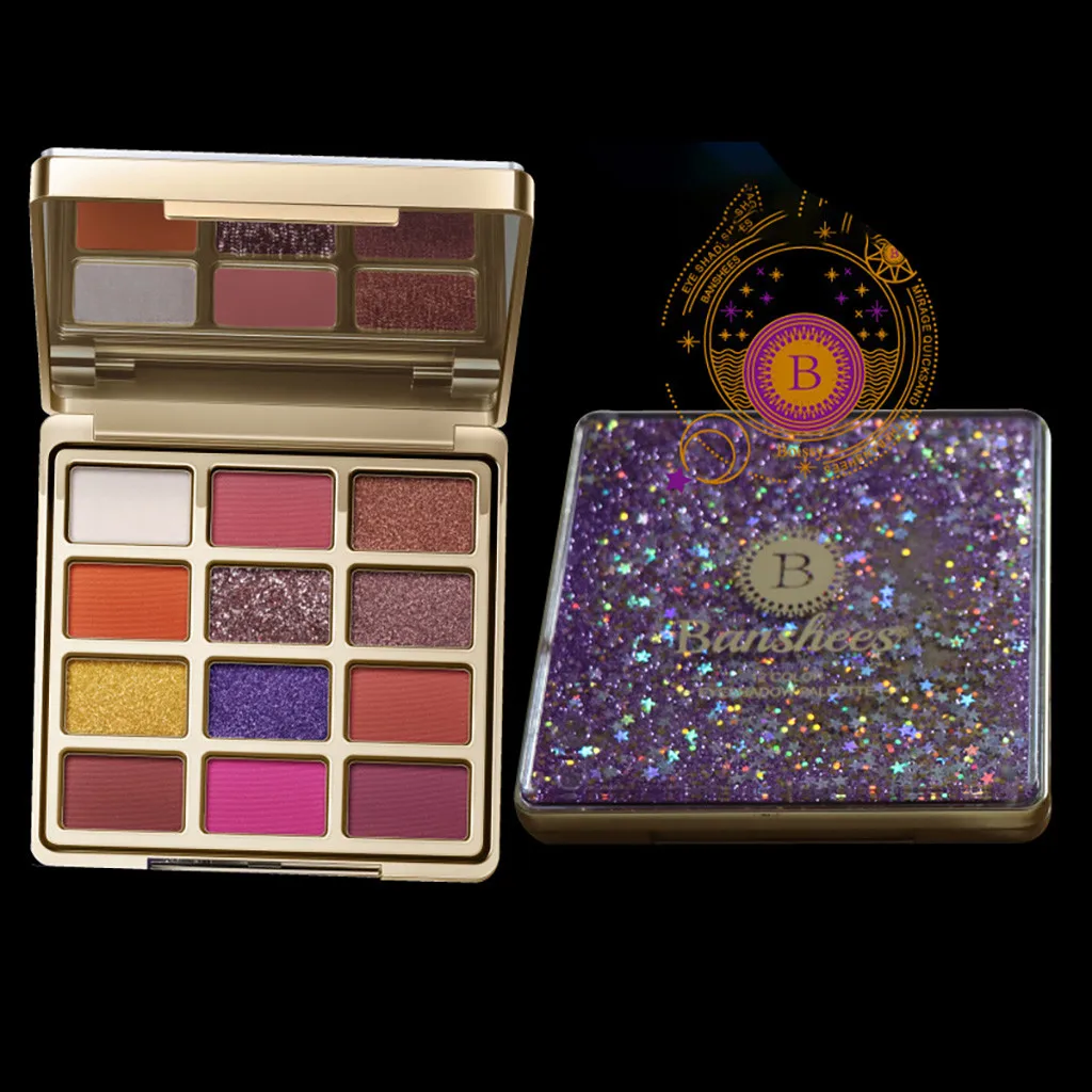 

Professional New Powder Palette Shimmer Glitter Eye Shadow Powder Palette Matte Eyeshadow Cosmetic 5.14