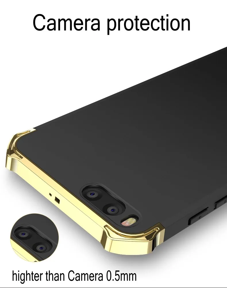 Econais чехол для Xiaomi 6 Coque I7 Cover 2 в 1 предмет жесткий Пластик Роскошные Новая мода