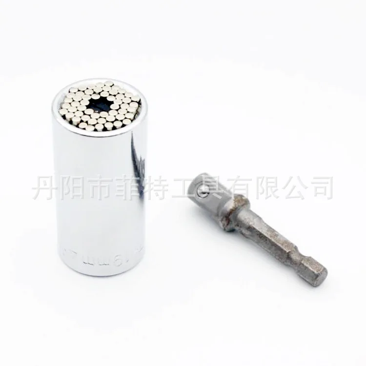 Универсальная головка гаечного ключа с крутящим моментом, набор гнезд 7-19 мм, дрель питания, храповая втулка, гаечный ключ, мультифунциональные ручные инструменты