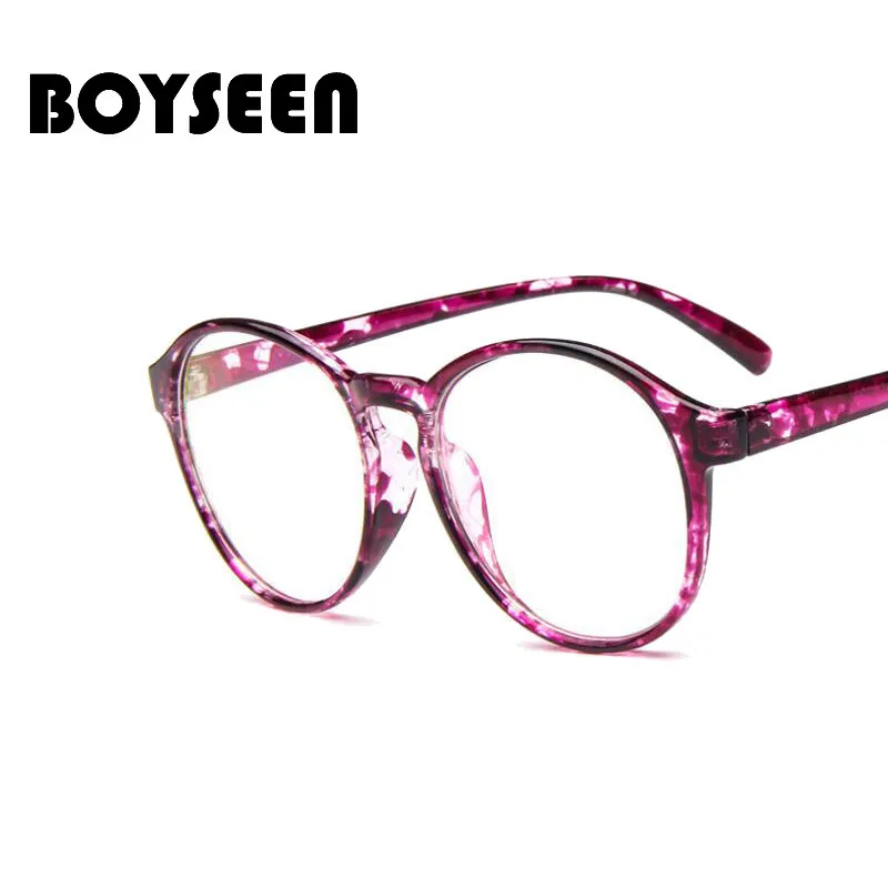 BOYSEEN, модное стекло для глаз, es, стеклянная оправа по рецепту, женские круглые стеклянные оправа es, оптическая оправа для близорукости, оптическое стекло es 2163