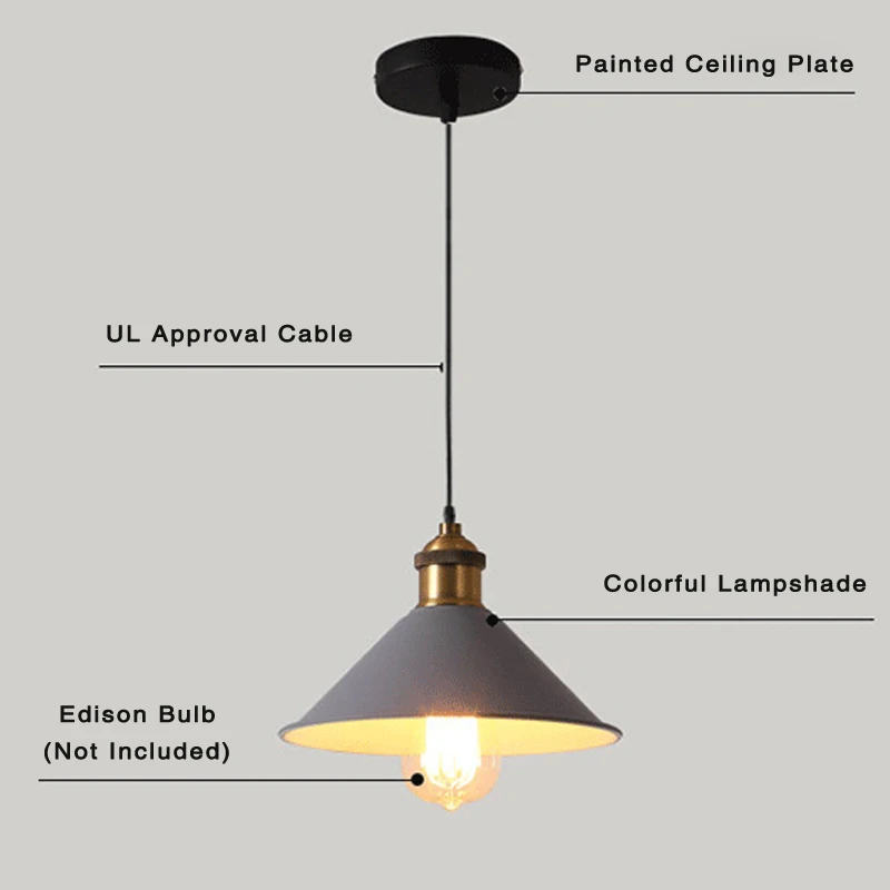 Современные красочные подвесные светильники для столовой Roo Ресторан кофейная