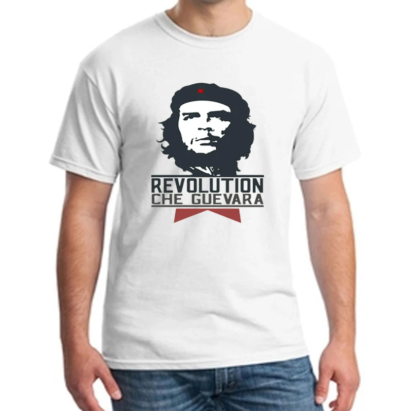 Мужская футболка Che Guevara Hero высокого качества с принтом 100% хлопок футболки