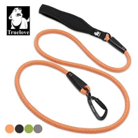 truelove nylon rope dog pet leash running for medium large dogs reflective with soft handle walk pet lead rope pet accessories