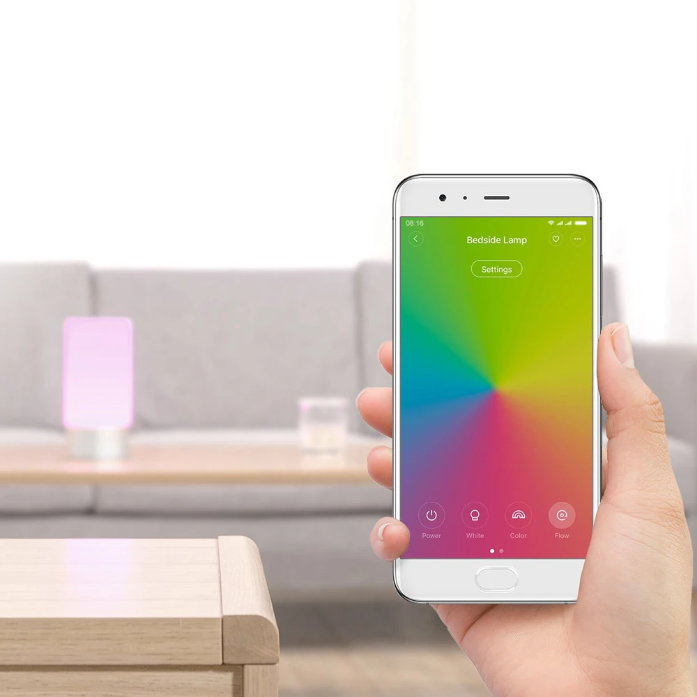 Оригинальные умные ночники Xiaomi mijia для помещений прикроватная лампа 16 миллионов