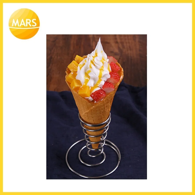 window display fake food model ice cream cone sample snack waffle mould simulation puff mold decoration foods of bar | Бытовая техника