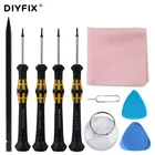 DIYFIX 10 в 1, набор для ремонта мобильных телефонов с открытым креплением, набор магнитных отверток для iPhone X78, набор ручных инструментов