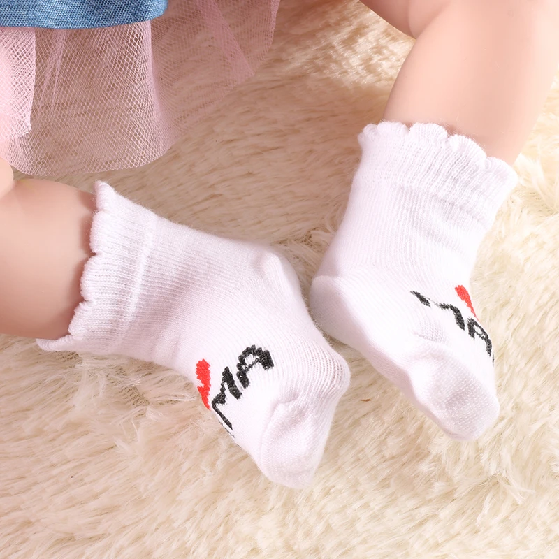 

Beautiful Baby Newborn Infant Girls Kids Stripe Cotton Lovely Princess Socks-m15
