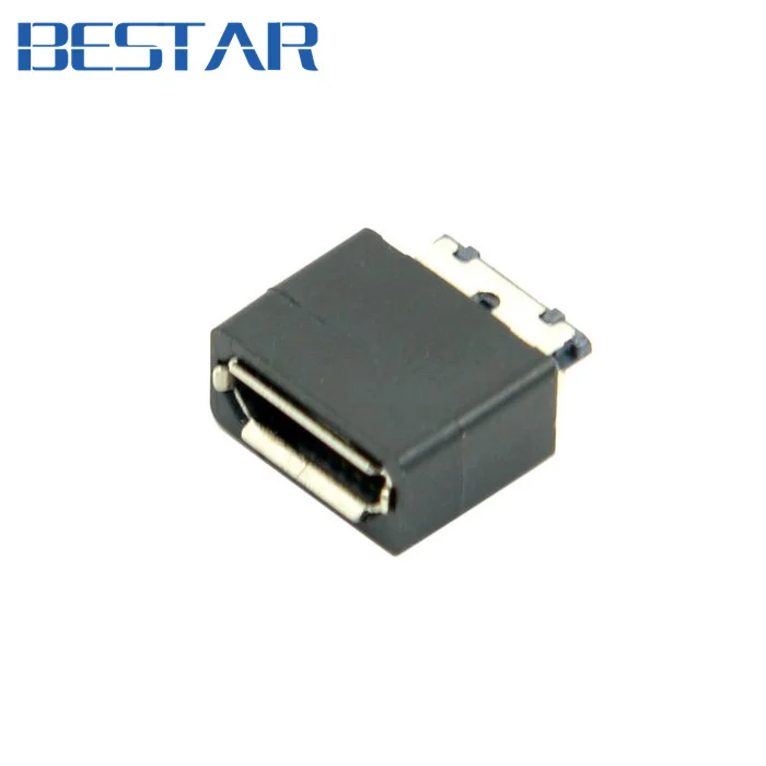 10 шт. запасные части для 5 контактного разъема Micro USB типа B|usb female|jack portusb female |