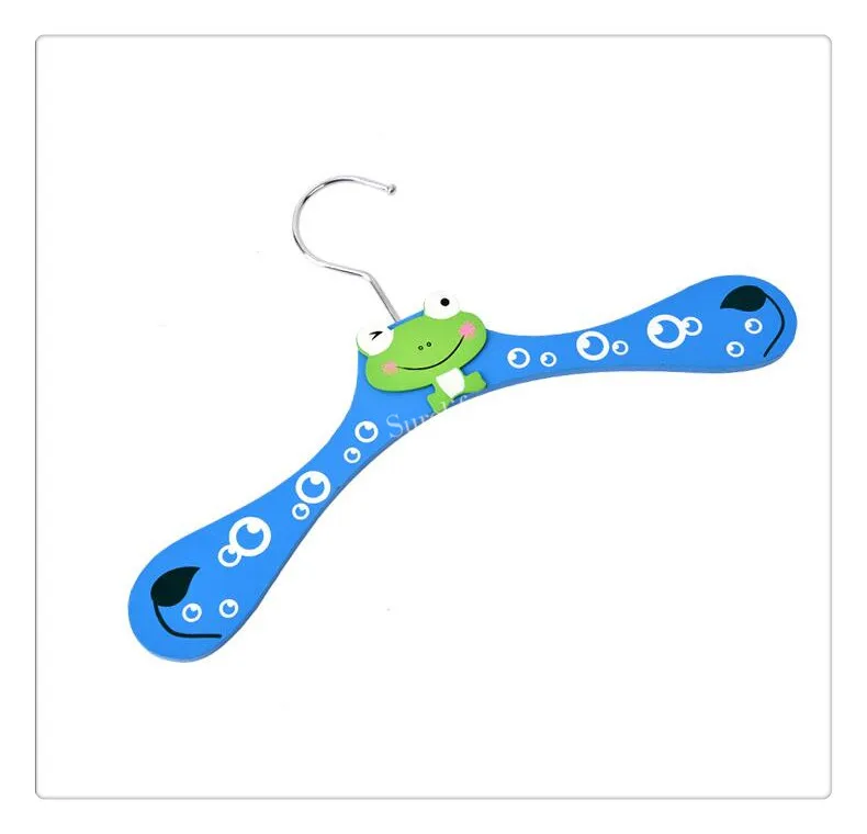 12 шт./Лот Новые милые Мультяшные животные деревянные детские вешалки для одежды