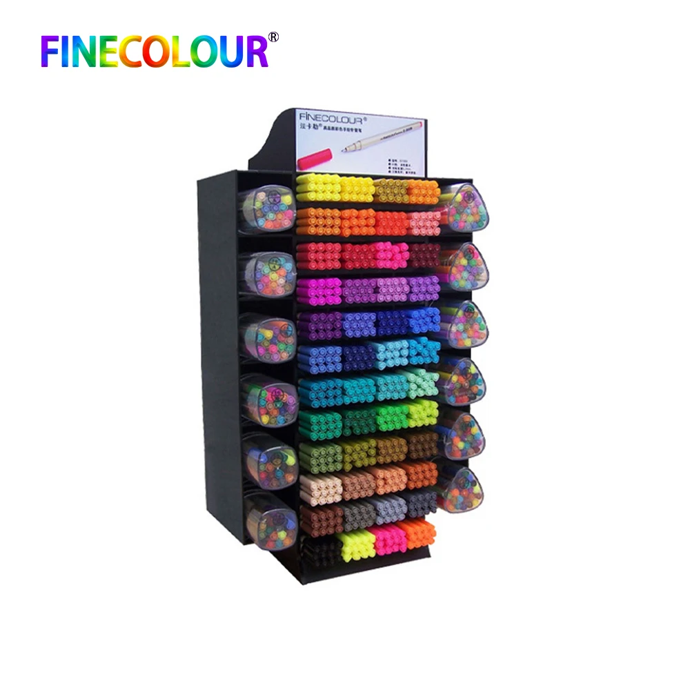 48 цветов Finecolour 24 PcsA/B цветная яркая микро линия Posca sharpig пигментная Краска Маркер ручка для рисования