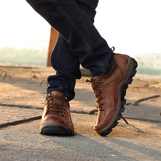 2019 новые мужские кроссовки из натуральной кожи на шнуровке сезон весна осень