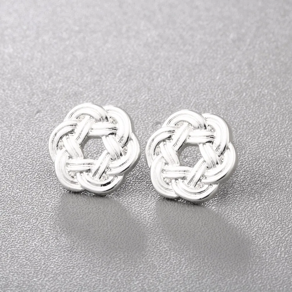 Новое поступление серьги-гвоздики Cxwind в виде венка с узлом модные вязаные форме