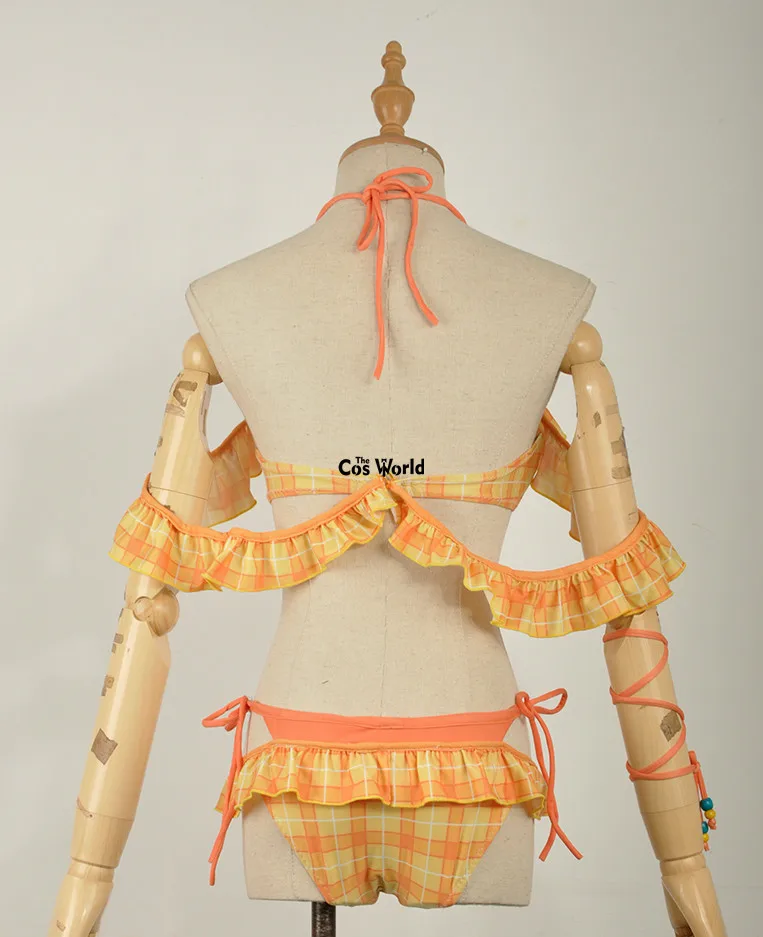 Love Live Sunshine Aqours kunikida hanamaru купальник купальный костюм бикини Топ труба юбочный