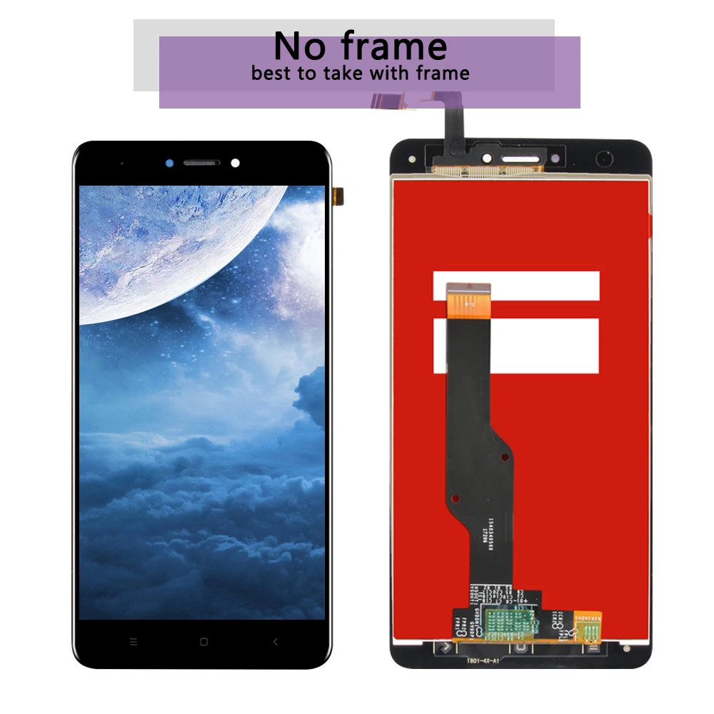 5,5 дюймовый ЖК-дисплей+ рамка для XIAOMI Redmi Note 4X ЖК-экран дигитайзер для Redmi Note4X ЖК-сборка Замена