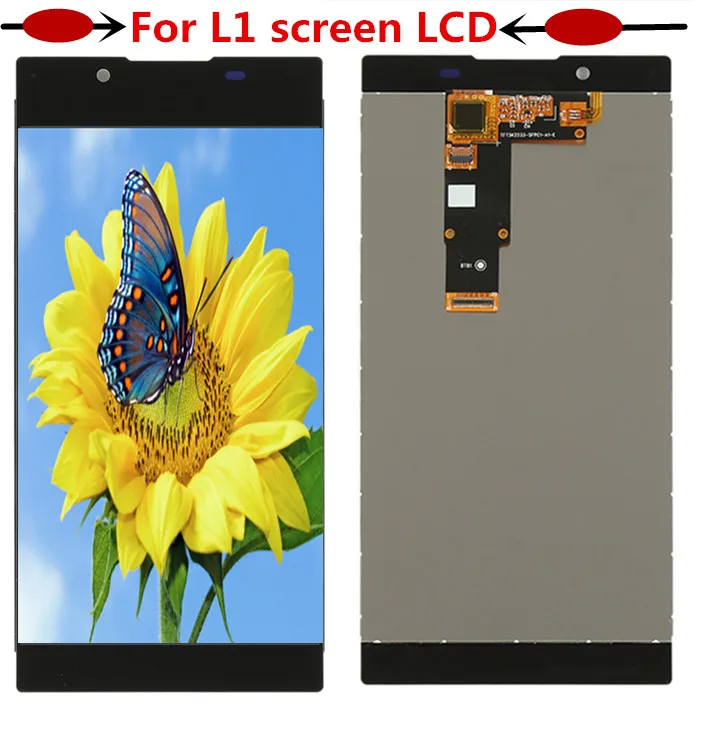 Оригинальный ЖК-дисплей для Sony Xperia L1 G3312 сенсорный экран 5 дюйма дигитайзер