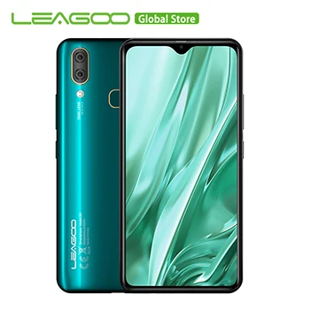 LEAGOO S11, 4 ГБ, 64 ГБ, Android 9,0, 6,3 дюйма, дисплей в виде капли воды, смартфон Helio P22, четыре ядра, 13 МП, двойная камера, отпечаток пальца, мобильный телефон