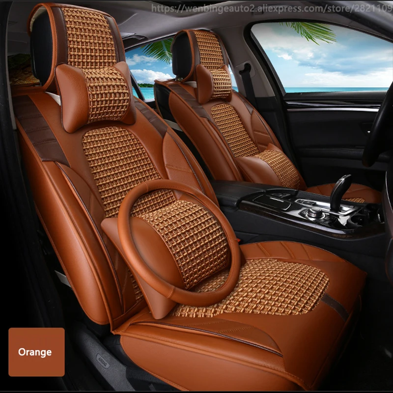 Высококачественный кожаный чехол для сиденья автомобиля Brilliance H530 CROSS FRV FSV WAGON V3 V5