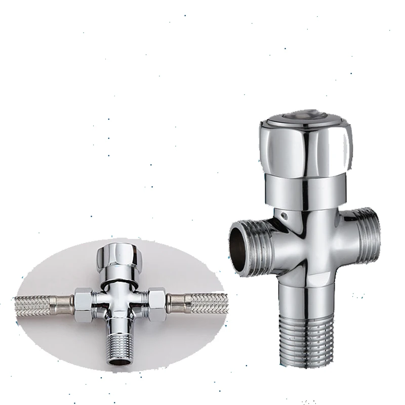 Клапан для горячей и холодной воды Т-образный трехпортовый клапан латунный